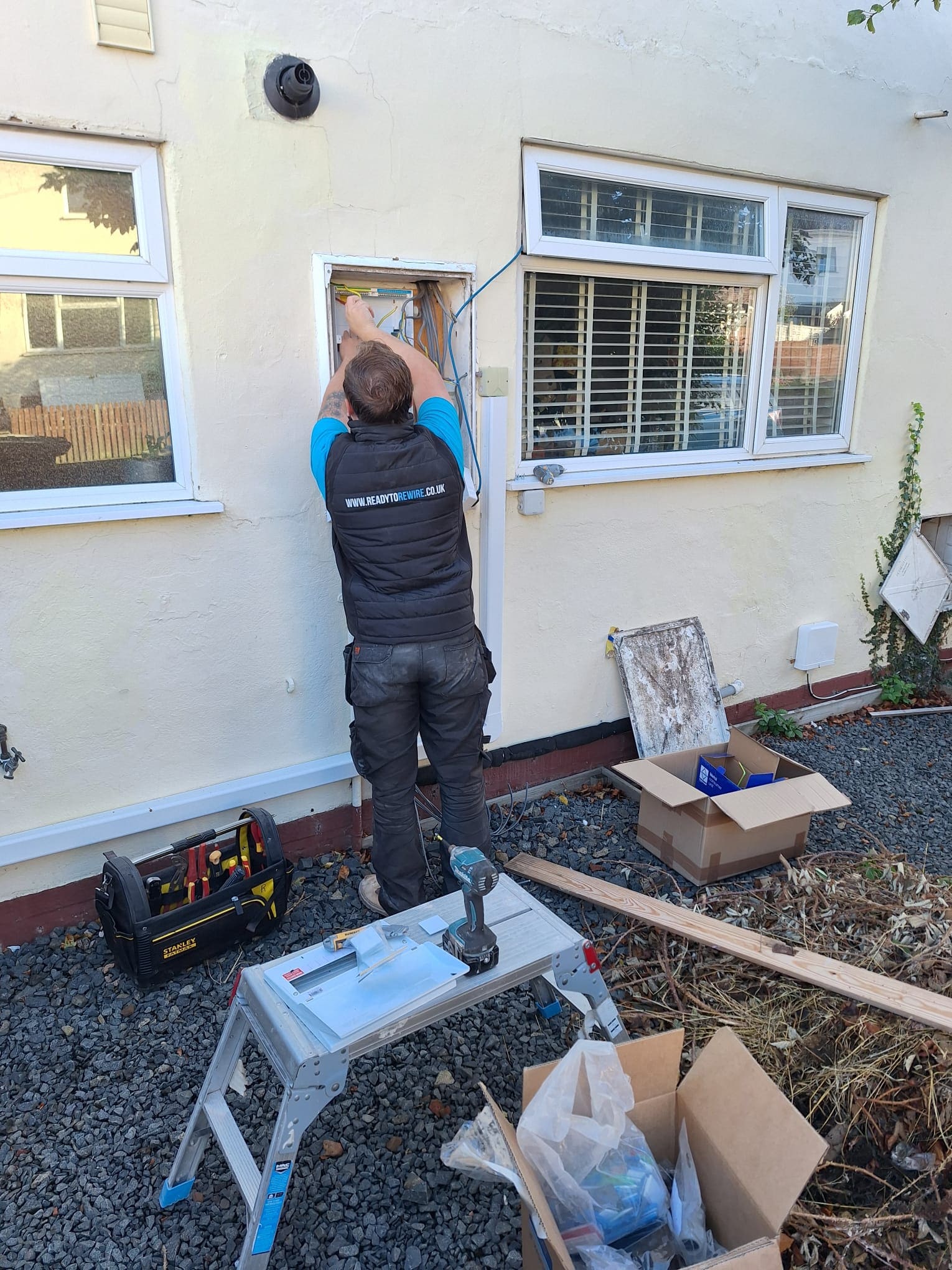 3 bed house rewire in Bewdley - installing new consumer unit